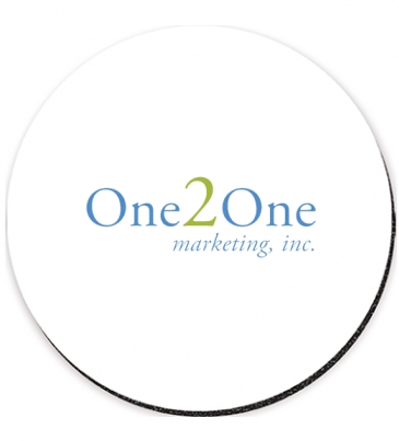 BIC® 1/16" Fabric Surface Mouse Pad (8" Round)