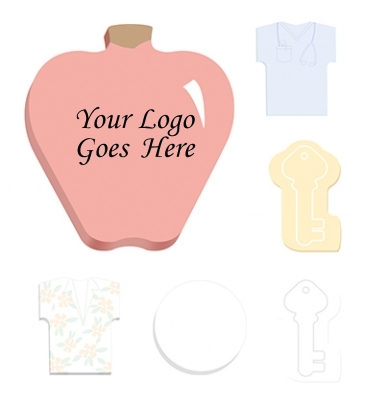 BIC® 4" x 6" Adhesive Die Cut Notepad, 25 Sheet Pad