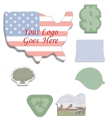 BIC® 4" x 3" Adhesive Die Cut Notepad, 50 Sheet Pad