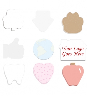 BIC® 3" x 3" Adhesive Die Cut Notepad, 25 Sheet Pad