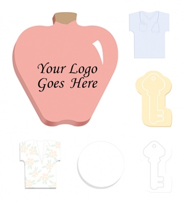 BIC® 4" x 6" Adhesive Die Cut Notepad, 50 Sheet Pad