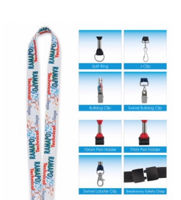 3/4" 'Fine Print' Lanyard