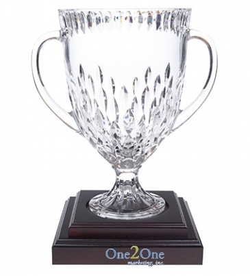 Legacy Trophy Bowl with Wood Base