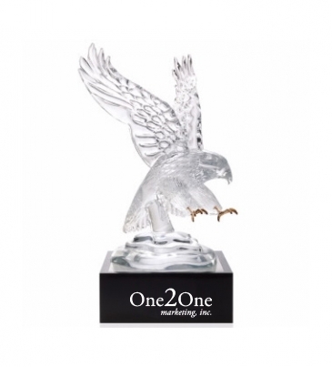 Eagle Award with 4" Lighted Pedestal
