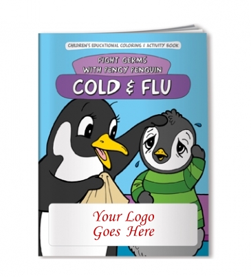 Coloring Book: Cold & Flu Fight Germs with Pengy