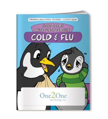 Coloring Book: Cold & Flu Fight Germs with Pengy