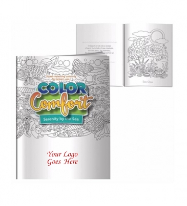 Adult Coloring Book -  Serenity by the Sea