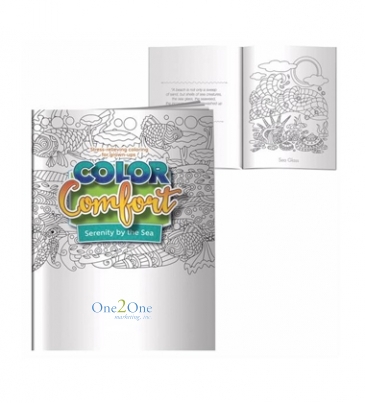 Adult Coloring Book -  Serenity by the Sea