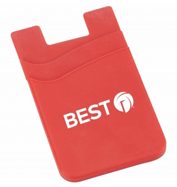 Dual Pocket Slim Silicone Phone Wallet