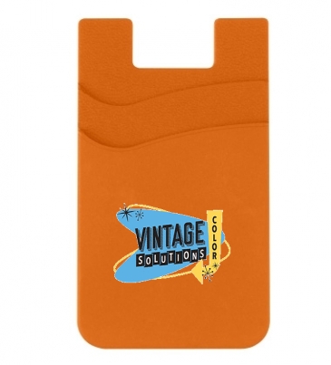 Dual Pocket Silicone Phone Wallet