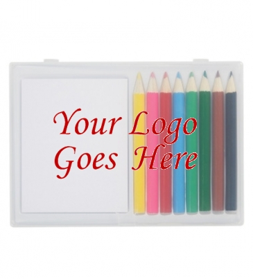 8-Piece Colored Pencil Art Set in Case