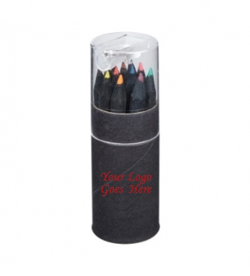 Blackwood 12-Piece Colored Pencil Set in Tube with Sharpener