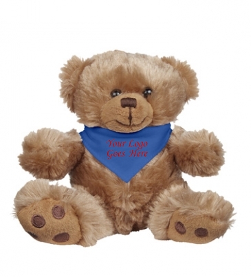 6" Big Paw Bear - Bandana