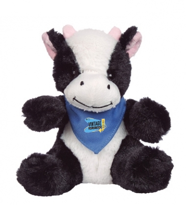 6" Cuddly Cow - Bandana