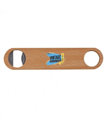 Large Wood Bottle Opener