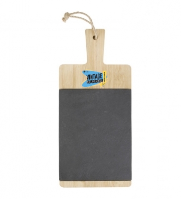 Bamboo & Slate Charcuterie Cutting Board