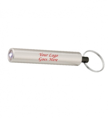 Mini Cylinder LED Flashlight Key Tag