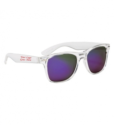 Crystalline Mirrored Malibu Sunglasses