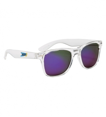 Crystalline Mirrored Malibu Sunglasses