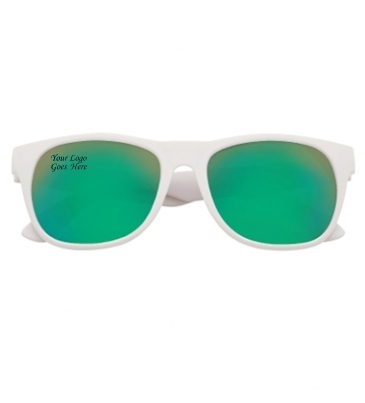 Rubberized Mirrored Sunglasses