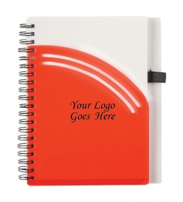 Rainbow Spiral Notebook with Pen