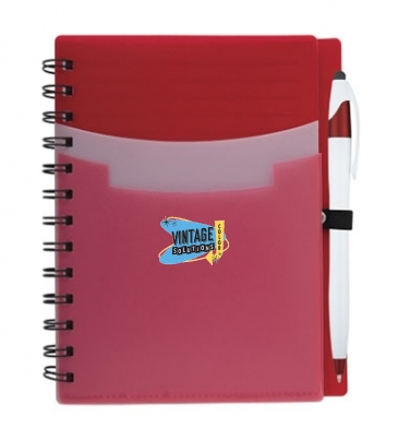 Tri-Pocket Notebook & Pen