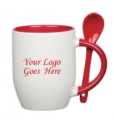 11 oz. Full Color Stoneware Spooner Mug