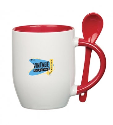 11 oz. Full Color Stoneware Spooner Mug