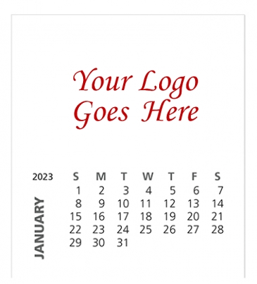 BIC® Business Card Magnet with 12 Sheet Calendar