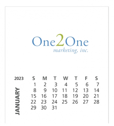 BIC® Business Card Magnet with 12 Sheet Calendar