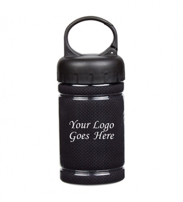 Cooling Towel in Carabiner Case