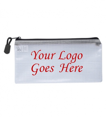 Clear Zippered Pencil Pouch