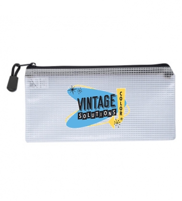 Clear Zippered Pencil Pouch