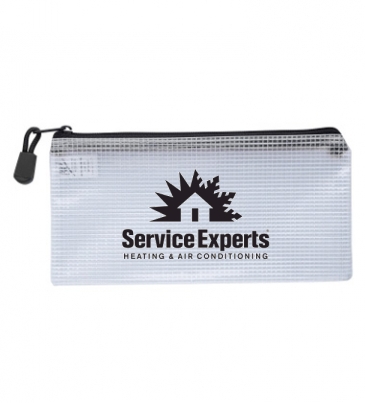 Clear Zippered Pencil Pouch