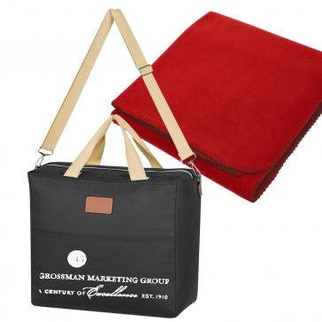 Heavy Cooler Bag with Fleece Blanket