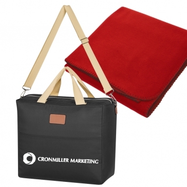 Heavy Cooler Bag with Fleece Blanket