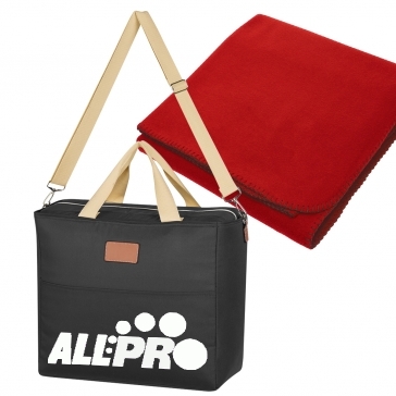 Heavy Cooler Bag with Fleece Blanket
