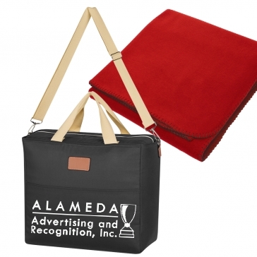 Heavy Cooler Bag with Fleece Blanket