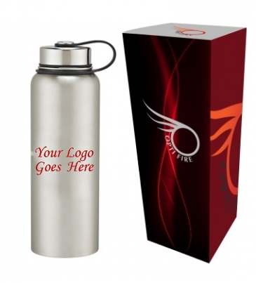 40 oz. Stainless Steel Invigorate Bottle with Custom Box