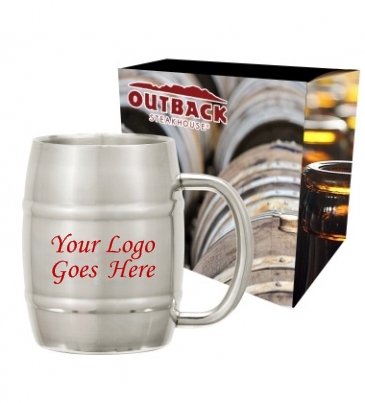 14 oz. Moscow Mule Barrel Mug with Custom Box