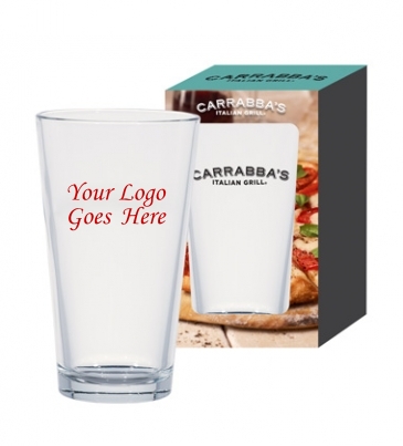 16 oz. Classic Ale Pint Glass with Custom Window Box