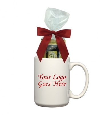 15 oz. Full Color Mug with Four Assorted Tea Bags