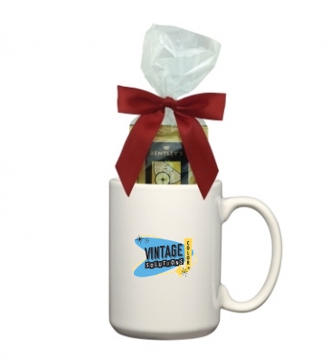 15 oz. Full Color Mug with Four Assorted Tea Bags