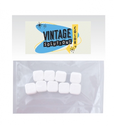 Candy Bag (with Header Card) with Printed Mints