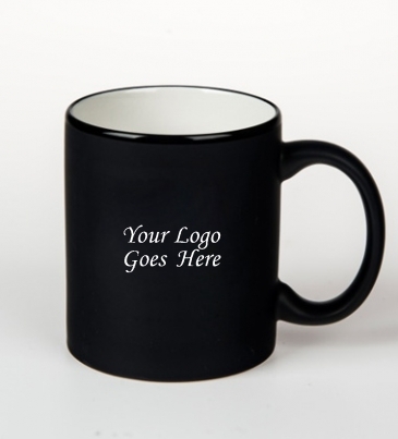 11oz Mondrian Mug - Black/White