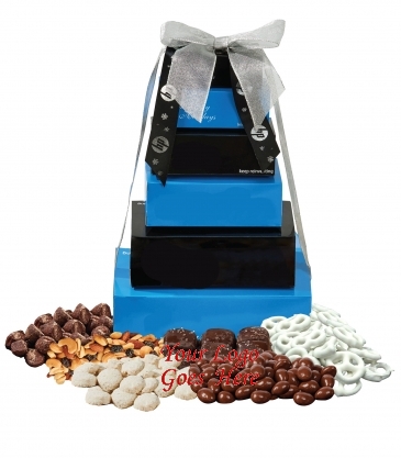 Six Tier Custom Logo Treat Tower_Option 1