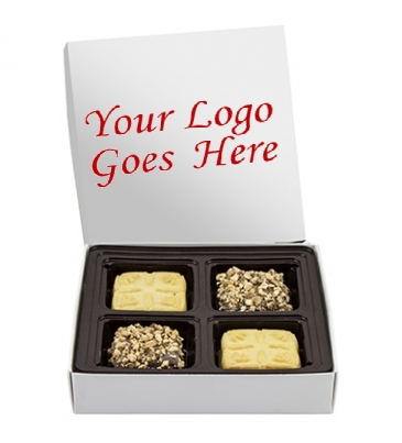 Square Custom Candy Box with Corporate Color Jelly Beans_SC