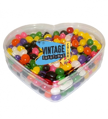 Heart Acrylic Show Piece_Jelly Beans, Red Hots