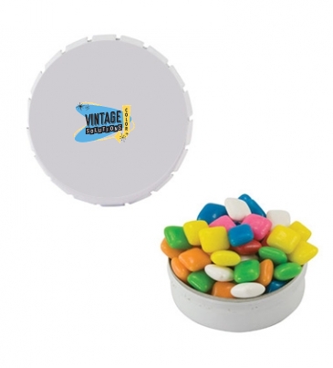 Snap Top Tin (Large)-Jelly Beans, Chicles Gum