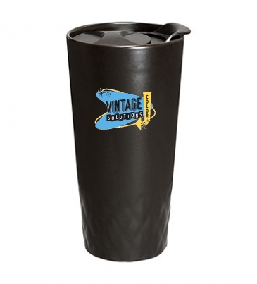 Prime Line 14oz Double Wall Ceramic Textured Tumbler ( 6-Pack )